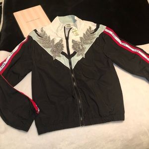 PINK VS Full Zip Anorak with Bling